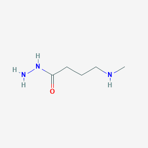 molecular formula C5H13N3O B13700767 4-(Methylamino)butanehydrazide 