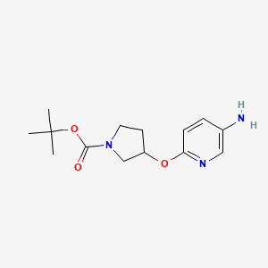 (S)-6-[(1-Boc-pyrrolidin-3-yl)oxy]pyridin-3-amine