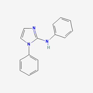 molecular formula C15H13N3 B1370082 N,1-diphenyl-1H-imidazol-2-amine 