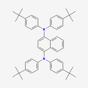 N1,N1,N4,N4-Tetrakis(4-(tert-butyl)phenyl)naphthalene-1,4-diamine