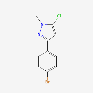 3-(4-bromophenyl)-5-chloro-1-methyl-1H-pyrazole