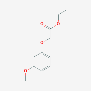 molecular formula C11H14O4 B1370088 2-(3-甲氧基苯氧基)乙酸乙酯 CAS No. 82815-86-9