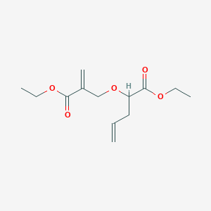 Ethyl 2-((2-(ethoxycarbonyl)allyl)oxy)pent-4-enoate