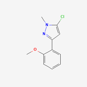 5-Chloro-3-(2-methoxyphenyl)-1-methyl-1H-pyrazole