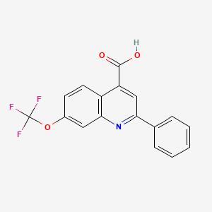 2-Phenyl-7-(trifluoromethoxy)quinoline-4-carboxylic Acid