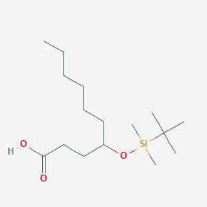 molecular formula C16H34O3Si B13701005 4-((tert-Butyldimethylsilyl)oxy)decanoic acid 