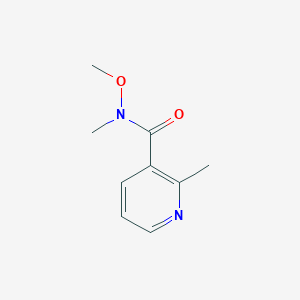 molecular formula C9H12N2O2 B1370101 N-甲氧基-N,2-二甲基烟酰胺 CAS No. 469864-28-6