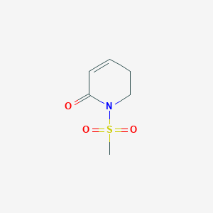 molecular formula C6H9NO3S B13701011 1-(Methylsulfonyl)-5,6-dihydropyridin-2(1H)-one 