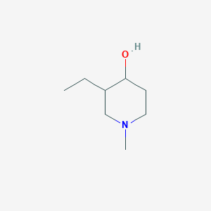 molecular formula C8H17NO B1370103 3-Ethyl-1-methylpiperidin-4-ol 