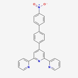 4-[4-(4-Nitrophenyl)phenyl]-2,6-dipyridin-2-ylpyridine