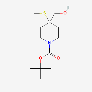 1-Boc-4-(methylthio)piperidine-4-methanol