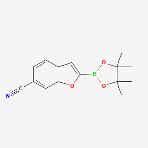 6-Cyanobenzofurane-2-boronic Acid Pinacol Ester