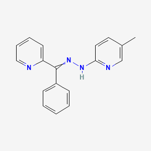 (E)-5-Methyl-2-[2-[phenyl(2-pyridyl)methylene]hydrazino]pyridine