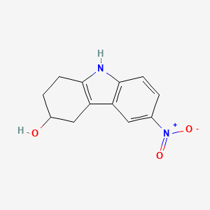 molecular formula C12H12N2O3 B13701148 6-Nitro-2,3,4,9-tetrahydro-1H-carbazol-3-OL 