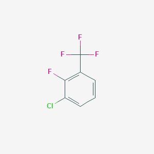 molecular formula C7H3ClF4 B1370121 3-Chloro-2-fluorobenzotrifluoride CAS No. 1099597-93-9