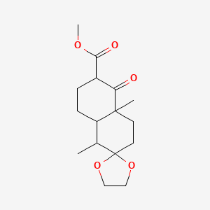 methyl 5',8'a-dimethyl-1'-oxospiro[1,3-dioxolane-2,6'-3,4,4a,5,7,8-hexahydro-2H-naphthalene]-2'-carboxylate