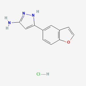 3-Amino-5-(5-benzofuryl)pyrazole Hydrochloride