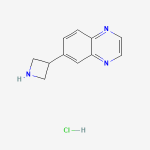 6-(3-Azetidinyl)quinoxaline Hydrochloride