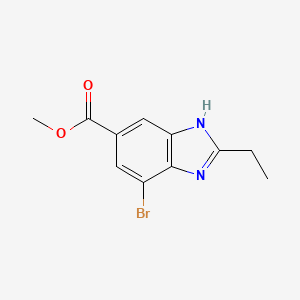 Methyl 4-Bromo-2-ethylbenzimidazole-6-carboxylate