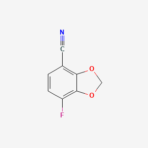 7-Fluorobenzo[d][1,3]dioxole-4-carbonitrile