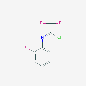 2,2,2-Trifluoro-N-(2-fluorophenyl)acetimidoyl Chloride