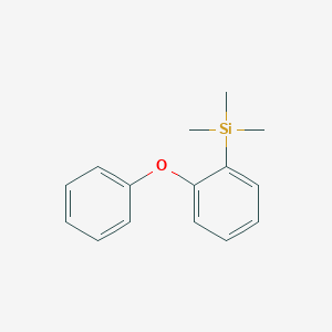 molecular formula C15H18OSi B13701301 Trimethyl(2-phenoxyphenyl)silane CAS No. 17049-42-2