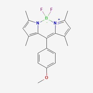 2,2-Difluoro-8-(4-methoxyphenyl)-4,6,10,12-tetramethyl-3-aza-1-azonia-2-boranuidatricyclo[7.3.0.03,7]dodeca-1(12),4,6,8,10-pentaene