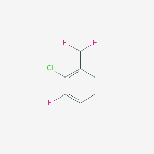 2-Chloro-1-(difluoromethyl)-3-fluorobenzene