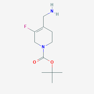 1-Boc-5-fluoro-1,2,3,6-tetrahydropyridine-4-methanamine