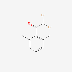 molecular formula C10H10Br2O B13701439 2,2-dibromo-1-(2,6-dimethylphenyl)ethanone 