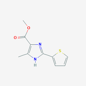 molecular formula C10H10N2O2S B13701447 Methyl 5-Methyl-2-(2-thienyl)-1H-imidazole-4-carboxylate 