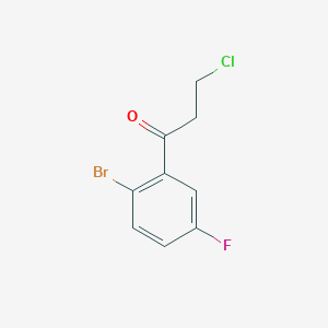 1-(2-Bromo-5-fluorophenyl)-3-chloropropan-1-one