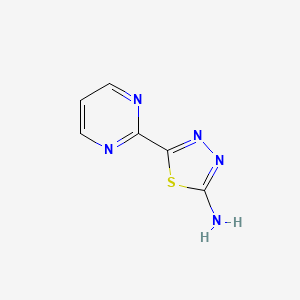 2-Amino-5-(2-pyrimidinyl)-1,3,4-thiadiazole