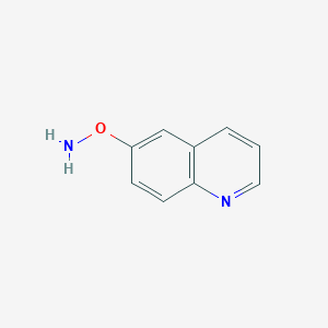 molecular formula C9H8N2O B13701491 O-(6-Quinolyl)hydroxylamine 