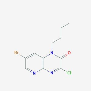 7-Bromo-1-butyl-3-chloropyrido[2,3-b]pyrazin-2(1H)-one