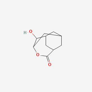 2-Hydroxy-4-oxatricyclo[4.3.1.13,8]undecan-5-one