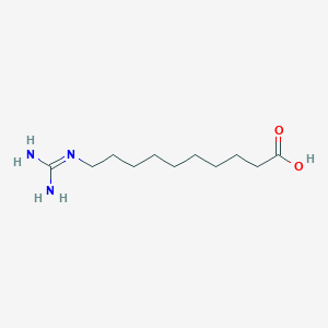 molecular formula C11H23N3O2 B1370153 10-Guanidinodecanoic acid 