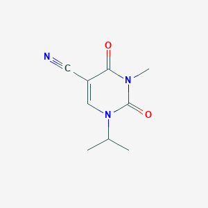 1-Isopropyl-3-methyl-2,4-dioxo-1,2,3,4-tetrahydropyrimidine-5-carbonitrile