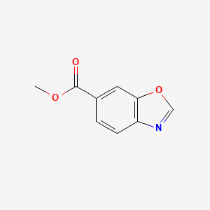 molecular formula C9H7NO3 B1370154 苯并[d]恶唑-6-甲酸甲酯 CAS No. 1305711-40-3