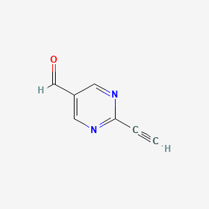 2-Ethynylpyrimidine-5-carbaldehyde