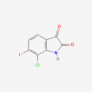 7-Chloro-6-iodoisatin