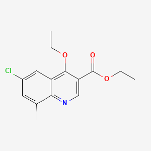 Ethyl 6-Chloro-4-ethoxy-8-methylquinoline-3-carboxylate