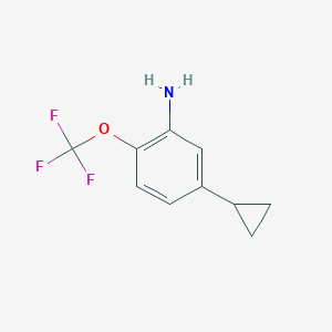 5-Cyclopropyl-2-(trifluoromethoxy)aniline