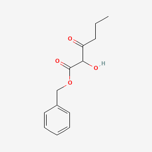 molecular formula C13H16O4 B13701630 Benzyl 2-Hydroxy-3-oxohexanoate 