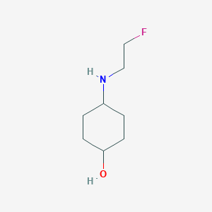 molecular formula C8H16FNO B13701635 4-[(2-Fluoroethyl)amino]cyclohexanol 