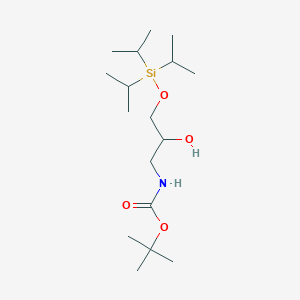 3-(t-Butoxycarbonylamino)-2-hydroxypropyl Triisopropylsilyl Ether