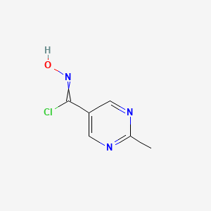 N-Hydroxy-2-methylpyrimidine-5-carbimidoyl Chloride