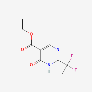 Ethyl 2-(1,1-Difluoroethyl)-4-hydroxypyrimidine-5-carboxylate