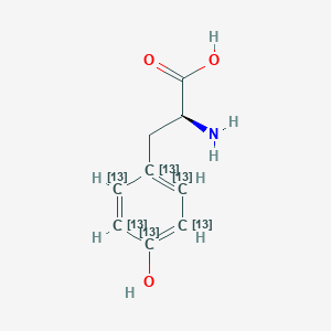 B137017 L-4-Hydroxyphenyl-13C6-alanine CAS No. 201595-63-3