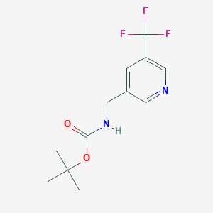 N-Boc-1-[5-(trifluoromethyl)-3-pyridyl]methanamine